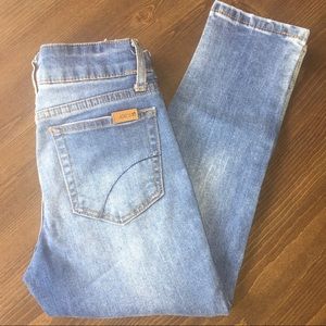Joes Jeans Destroyed Skinny Cropped Jeans 12